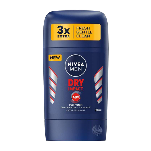 Nivea Dry Impact Deodorant Stick For Him - 50ml - Medaid