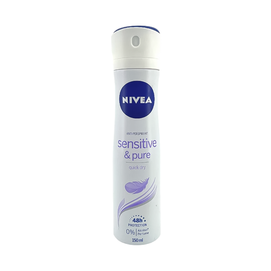 Nivea Sensitive And Pure Spray Deodorant - 150ml - Medaid