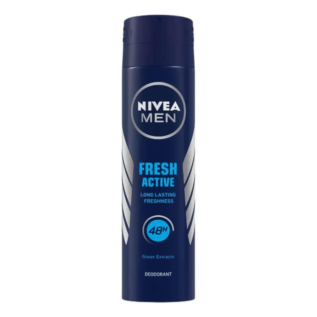 Nivea Men Fresh Active Spray Deodorant For Him - 150ml - Medaid