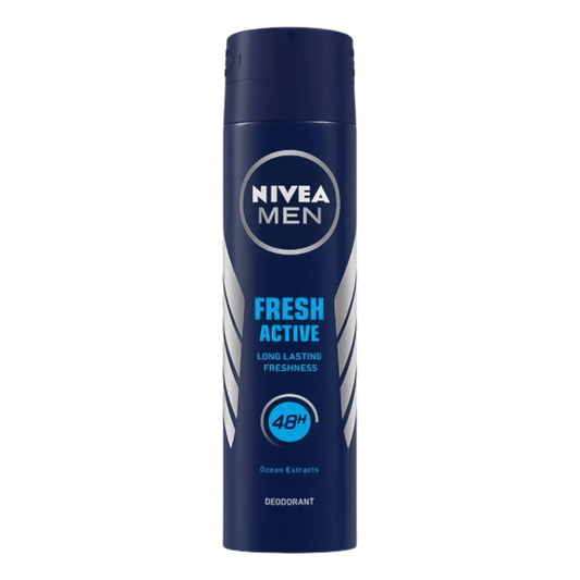 Nivea Men Fresh Active Spray Deodorant For Him - 150ml - Medaid