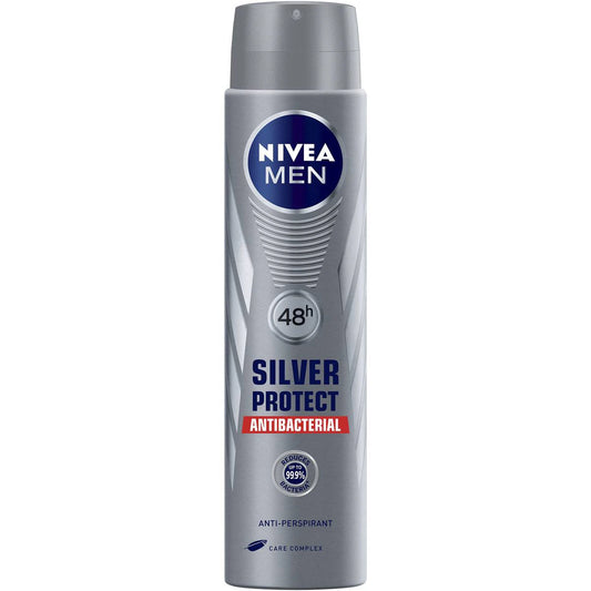 Nivea Men's Deodorant Silver Protection - 150ml - Medaid - Lebanon