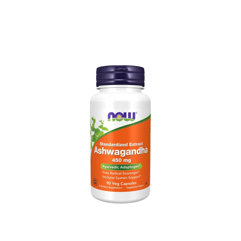 Now Foods Ashwaghanda Extract 450 mg 90 Veg Capsules - Medaid - Lebanon