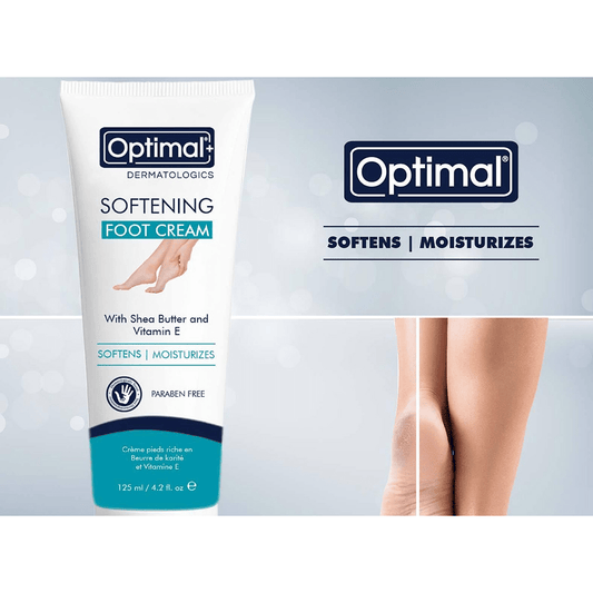 Foot Cream With Vitamin E Softening - Optimal - Medaid