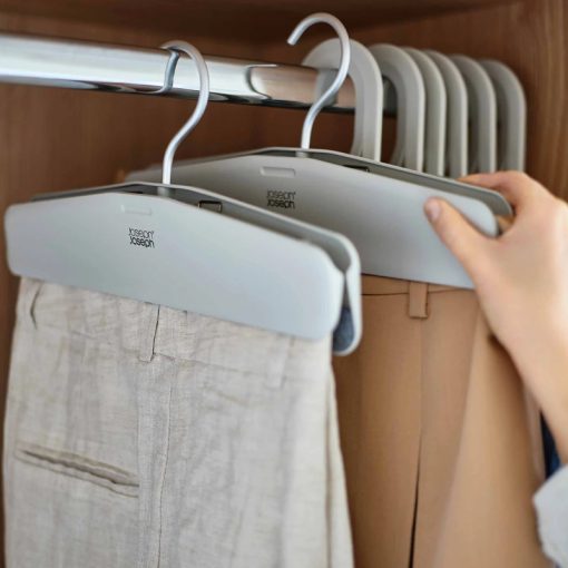 Joseph Joseph Orderly™ Easy-grip Set of 2 Ecru Skirt & Trouser Hangers - Medaid International