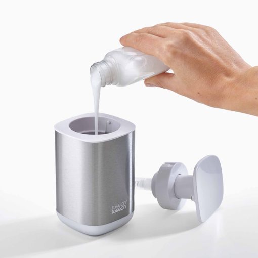 Joseph Joseph Presto™ Stainless-steel Hygienic Soap Dispenser - Medaid International