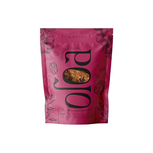 OLOA GRANOLA CRANBERRY PECAN CHUNKS - 330G - Medaid International