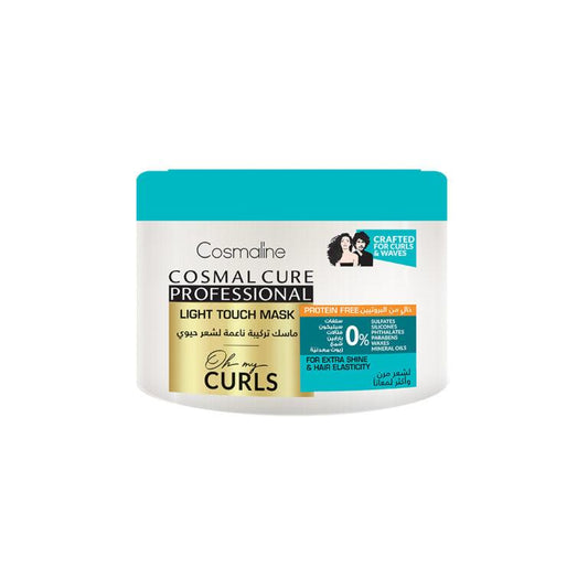 Cosmaline Cosmal Cure Professional Oh My Curls Light Touch Mask 450ml - Medaid - Lebanon