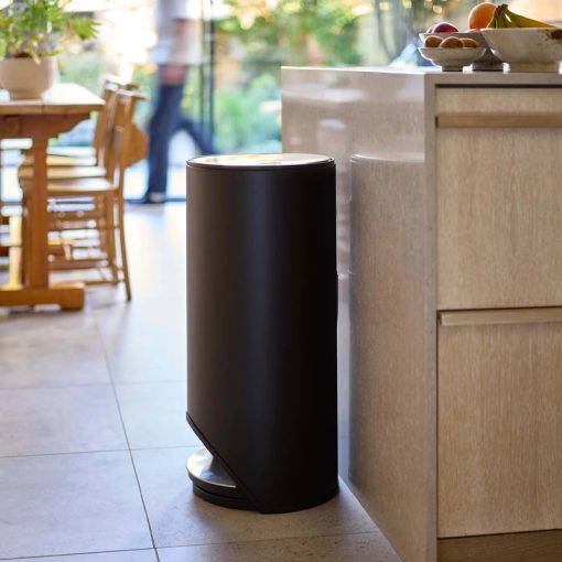 Joseph Joseph Arc™ 30L Easy-push Matt Black Pedal Bin - Medaid International