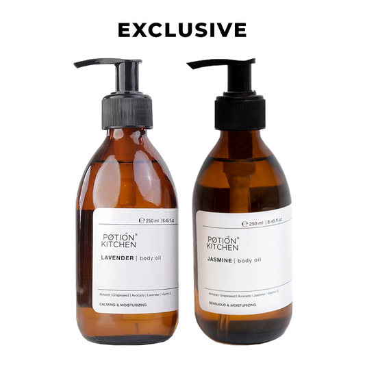 15% OFF: Lavender Body Oil 250ml + Jasmine Body Oil 250ml - Medaid