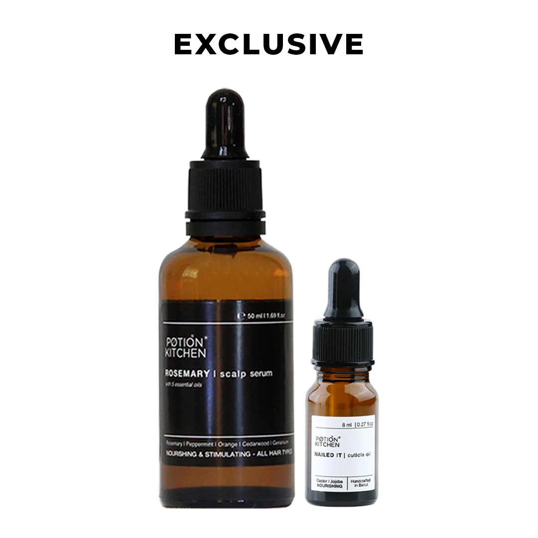 15% OFF: Nailed It Cuticle Oil - 8ml+ Rosemary Scalp Serum 50ml - Medaid