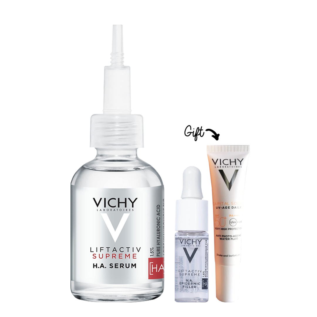 Liftactiv H.A Epidermic Filler 30ML + Liftactiv H.A Epidermic Filler 10ml & UV Age Daily 15ml (GIFT) - Medaid