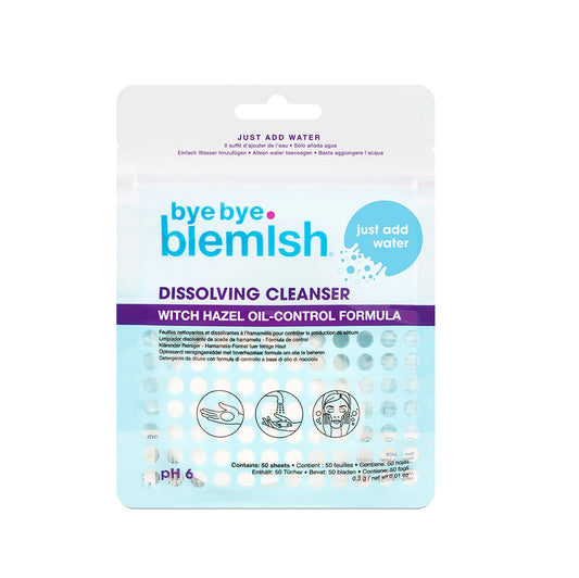 Bye Bye Blemish Water Dissolving Cleanser Sheets 50pcs - Medaid