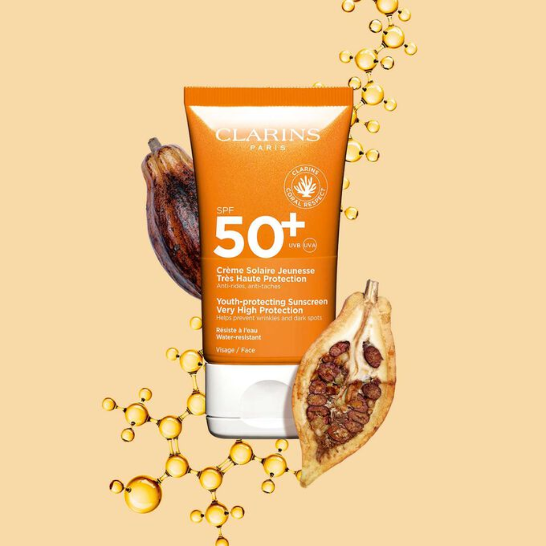 Clarins High Protection Youth Sun Cream for Face Spf50 - Medaid - Lebanon