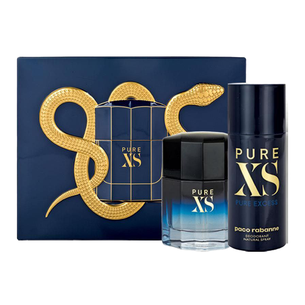 Paco Rabanne Pure XS Eau De Toilette Men's Gift Set - Medaid