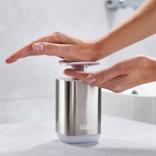 Joseph Joseph Presto™ Stainless-steel Hygienic Soap Dispenser - Medaid International