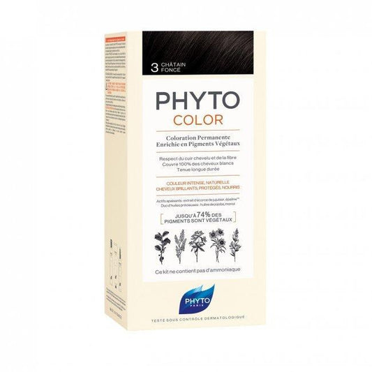 NEW PHYTOCOLOR 3 Dark Brown - Medaid