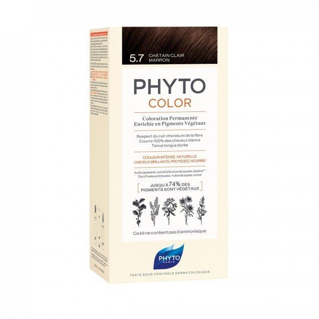 NEW PHYTOCOLOR 5.7 LIGHT CHESTNUT brown - Medaid International
