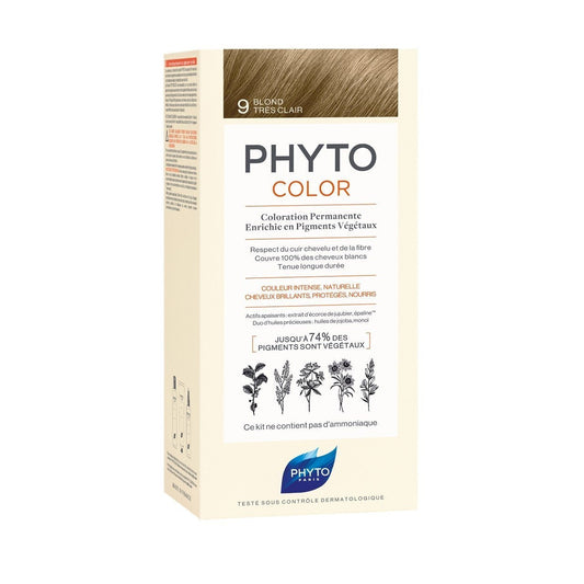 NEW PHYTOCOLOR 9 Very Light Blonde - Medaid