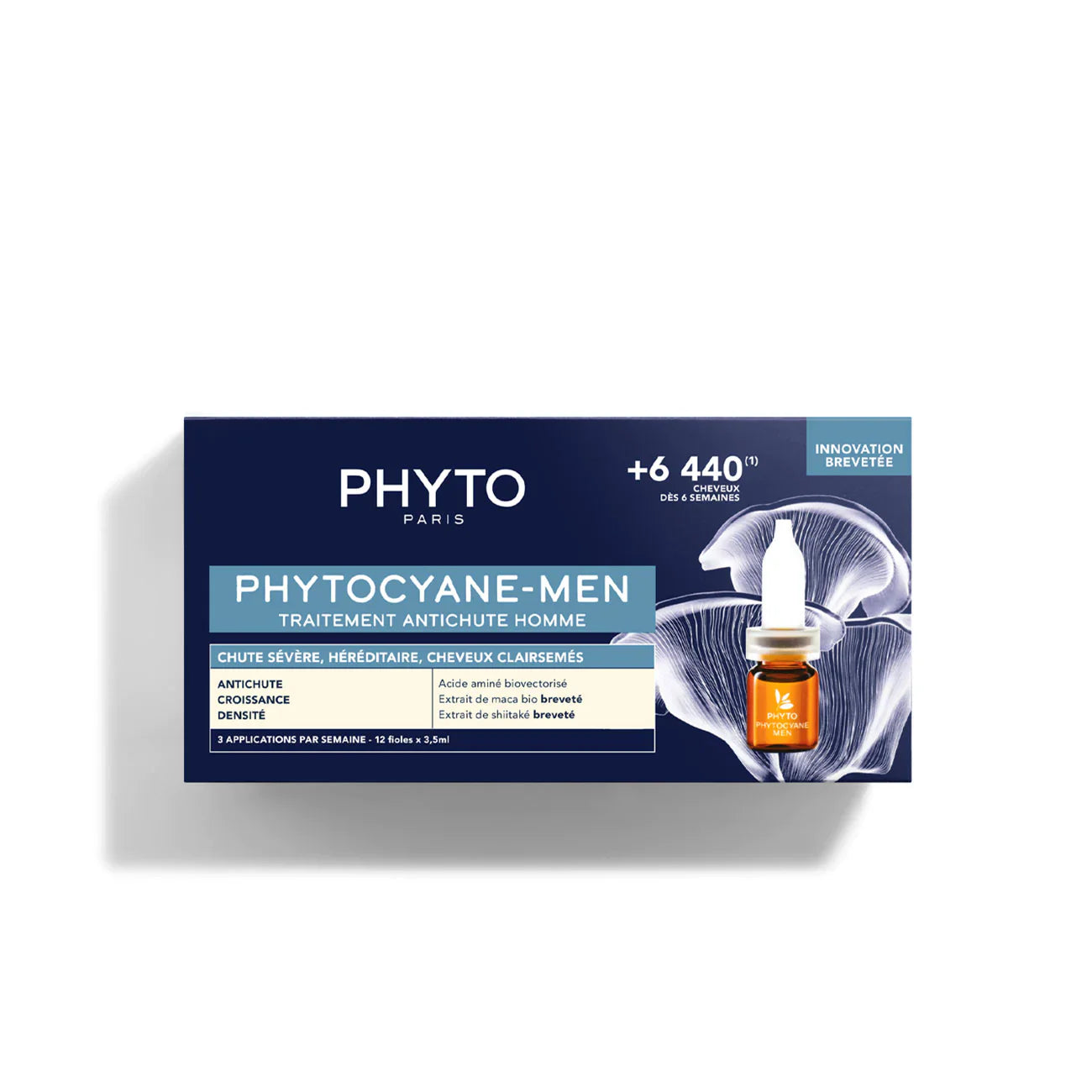 Phyto Phytocyane Anti-Hair Loss Treatment for Men, 12amps x 3.5ml