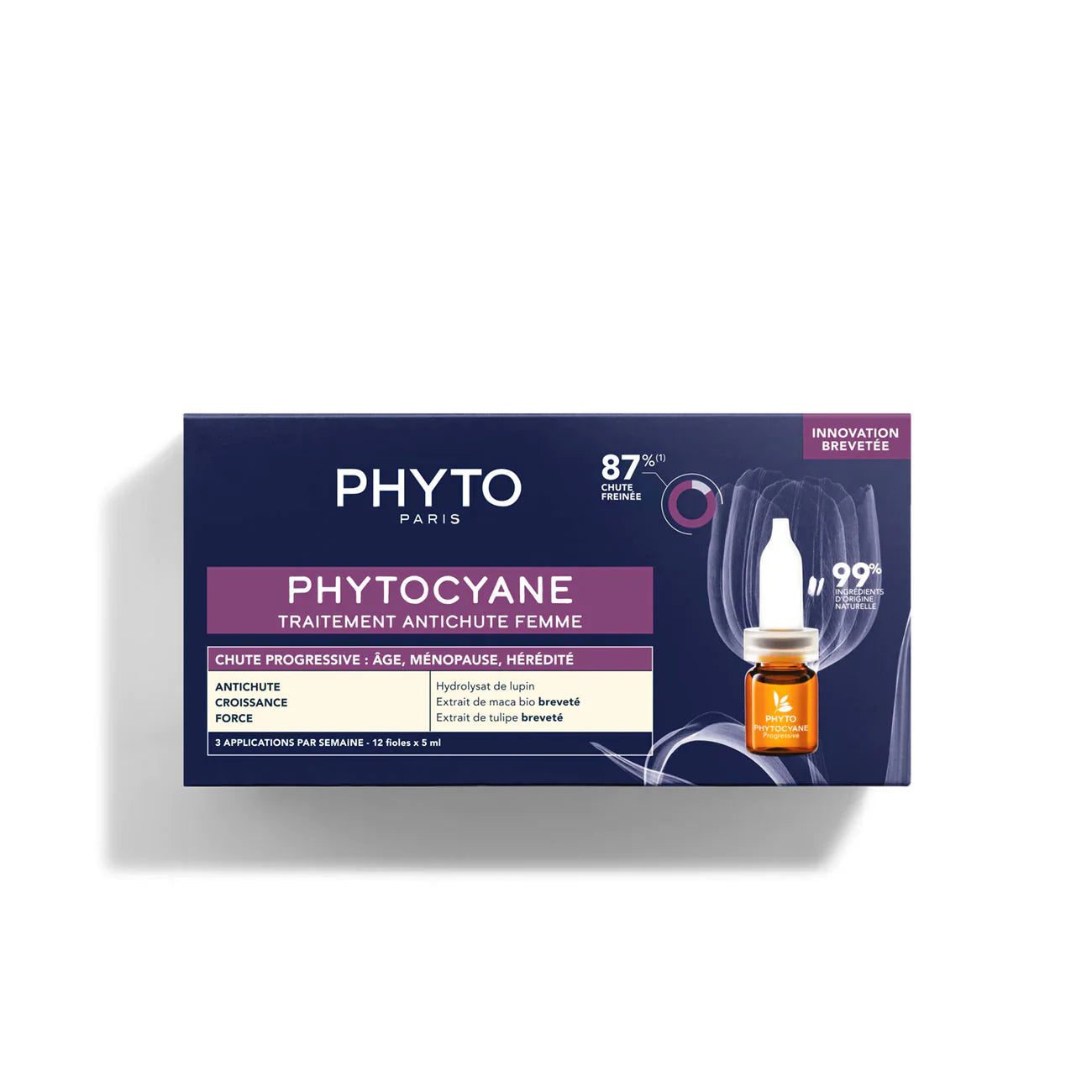 Phyto Phytocyane Progressive Hair Loss Treatment for Women, 12amps x 5ml