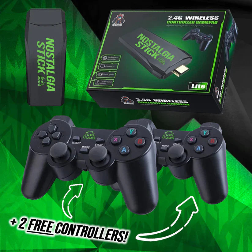 GAME STICK 4K (64 GB) - 10,000 RETRO GAMES - Medaid