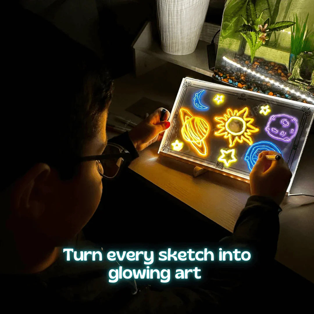 Glowing LED Drawing Board Lamp - Medaid International