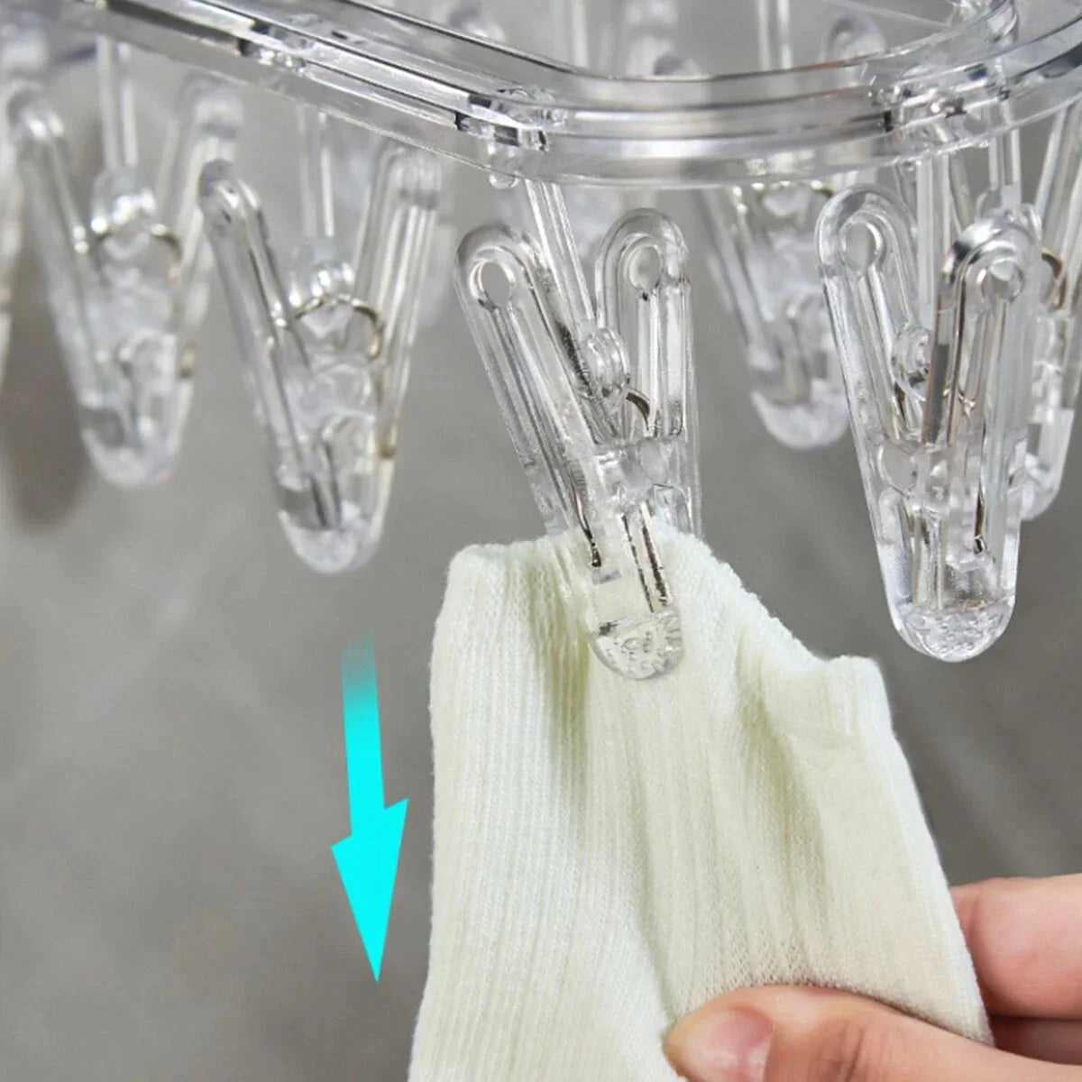 Wall-Mounted Folding Sock Rack - Medaid International