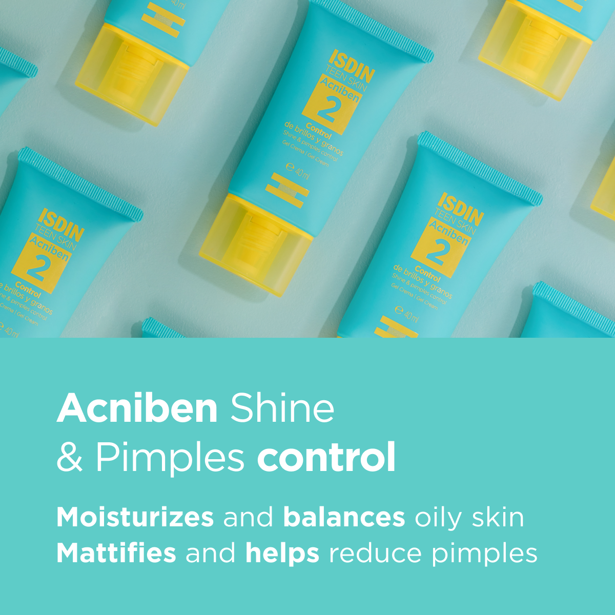 Isdin Acniben Shine & Pimples Control Gel Cream 40ml