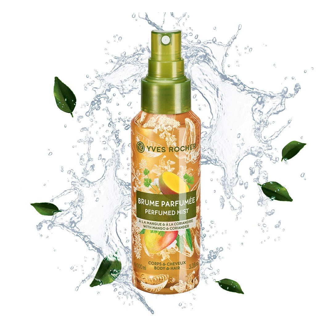 Yves Rocher Perfumed Body & Hair Mist Mango Corriander