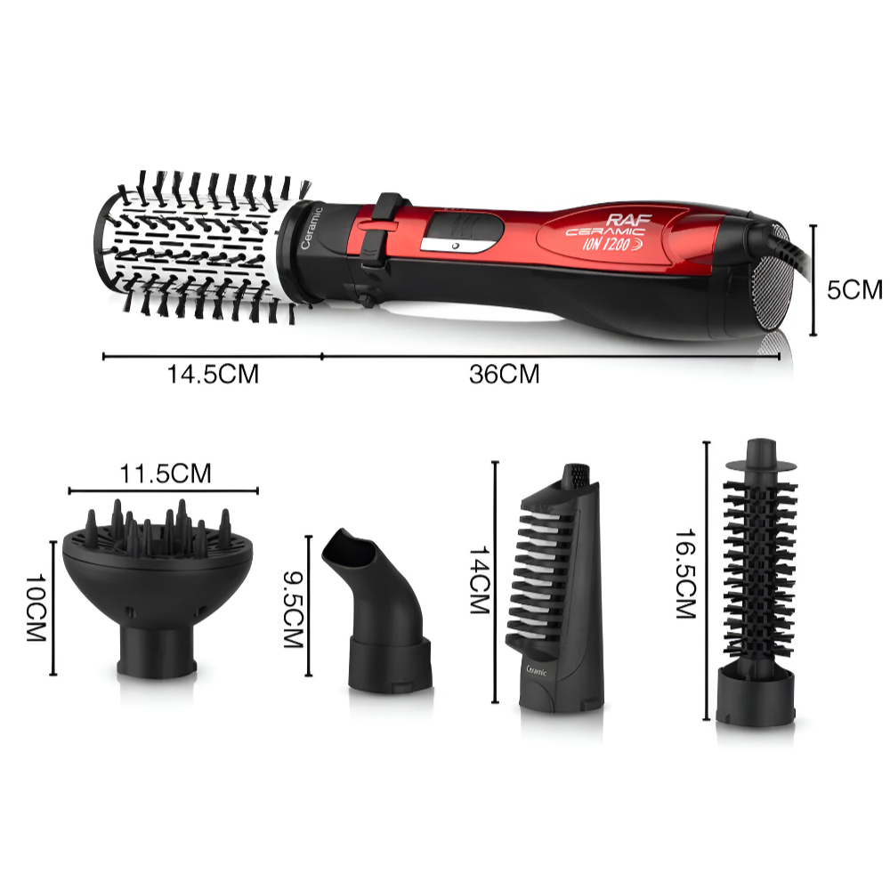 5 in 1 RAF Professional Hair Dryer High Pressure Professional Salon Blow Dryer 1200W R416 - Medaid International