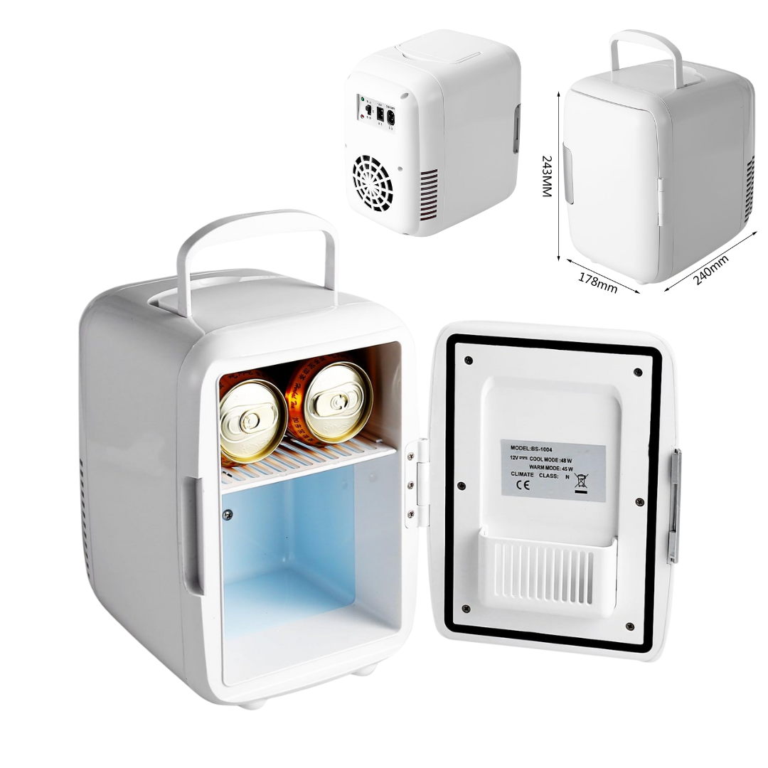 Mini Fridge - Portable Cooler & Warmer for Skincare, Drinks, Food - Medaid International