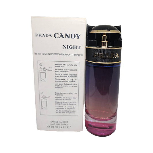 TESTER Prada Candy Night Eau de Parfum Pour Femme - 80ml - Medaid