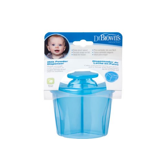 Dr. Brown's Milk Dispenser Blue Spill-Proof Container