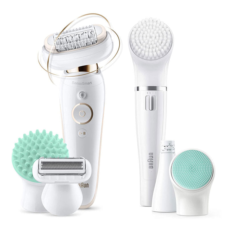 Silk·épil 9 Flex Epilator, Beauty Set With Facespa, Ses 9300 - Medaid