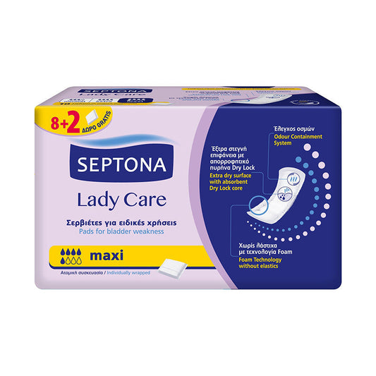 Septona Lady Care 8+2 Maxi Napkins - Medaid International
