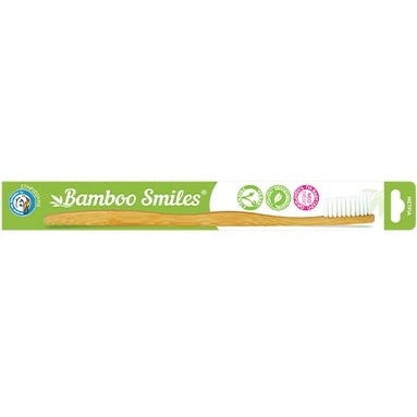 Bamboo Smiles Toothbrush Adult Medium White - Medaid International