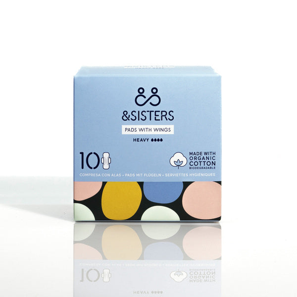 &Sisters - 10 Heavy Pads With Wings - Medaid
