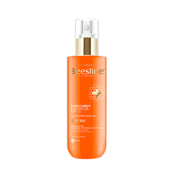 Pure Carrot Suntan Oil SPF10 200ml - Medaid - Lebanon