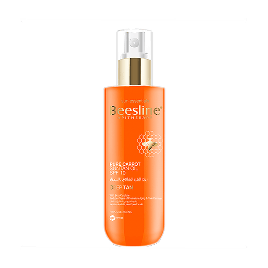 Pure Carrot Suntan Oil SPF10 200ml - Medaid - Lebanon