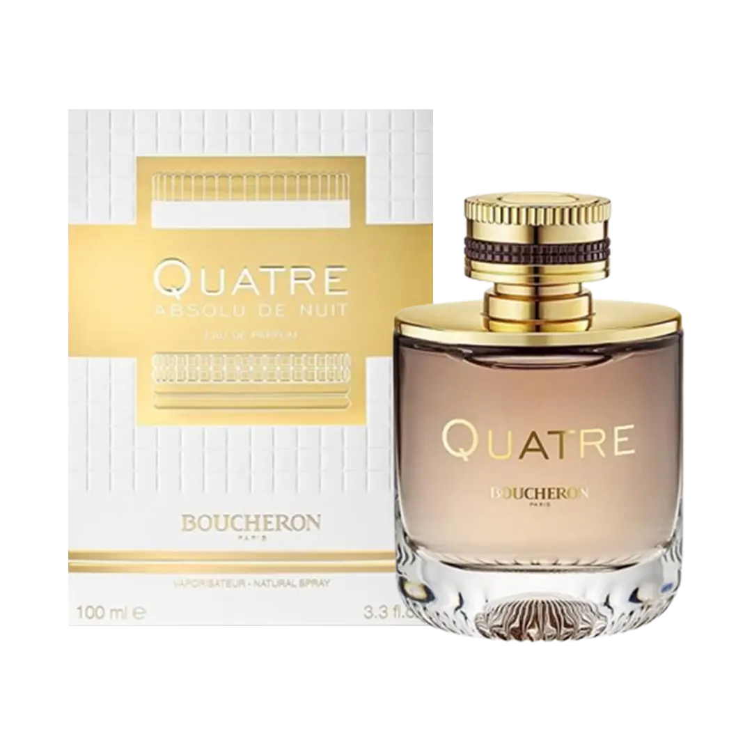 Boucheron Quatre Absolut De Nuit Eau De Parfum Pour Femme - 100ml - Medaid