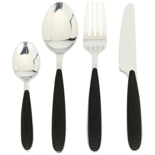 Cutlery Set - 24Pcs GRANCUCI NERO - Medaid International