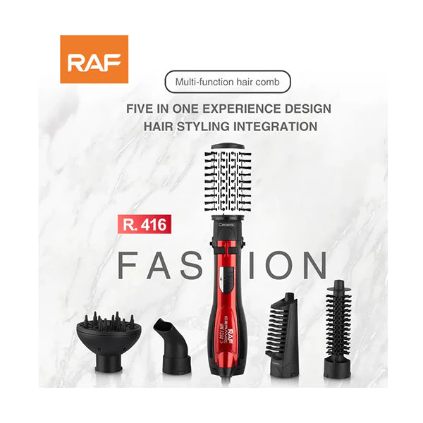 5 in 1 RAF Professional Hair Dryer High Pressure Professional Salon Blow Dryer 1200W R416 - Medaid International
