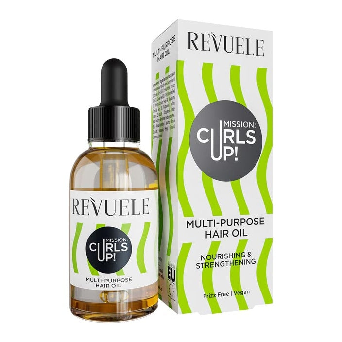 Revuele Mission Curls Up! Multi-purpose Hair Oil, 30ml - Medaid - Lebanon