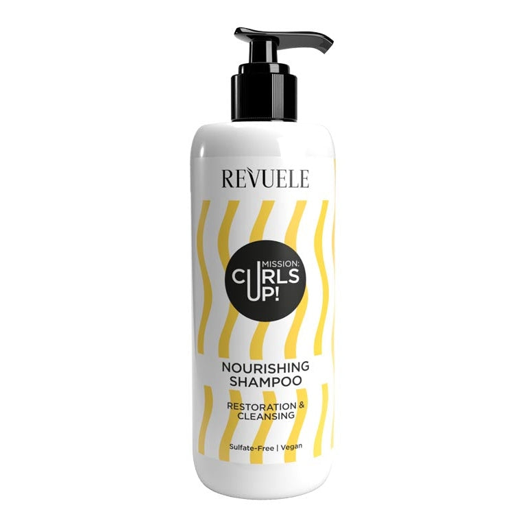 REVUELE Mission: Curls up! Nourishing Shampoo, 400ml - Medaid