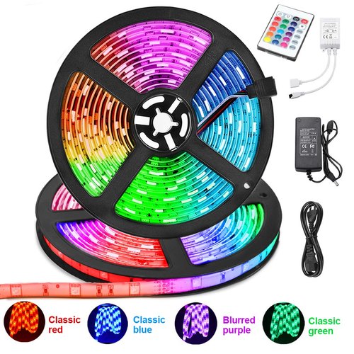 RGB Led Light 5 Meter Waterproof Phone App Bluetooth + Remote Controller - Medaid International