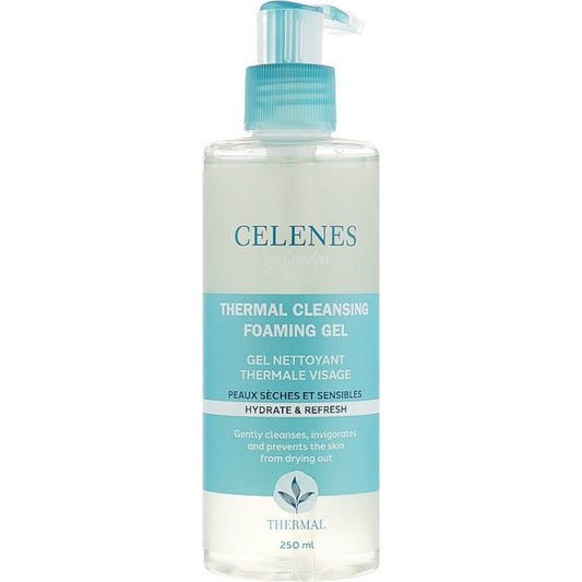 Celenes Thermal Cleansing Foaming Gel Dry & Sensitive Skin- 250 ml - Medaid