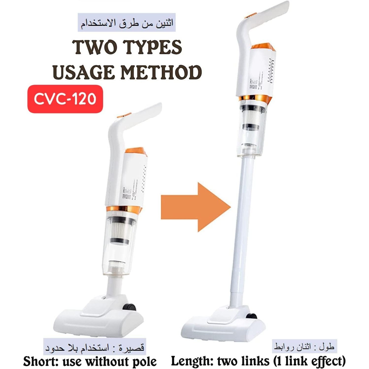 Vaccuum Cleaner CVC-120W - Medaid International