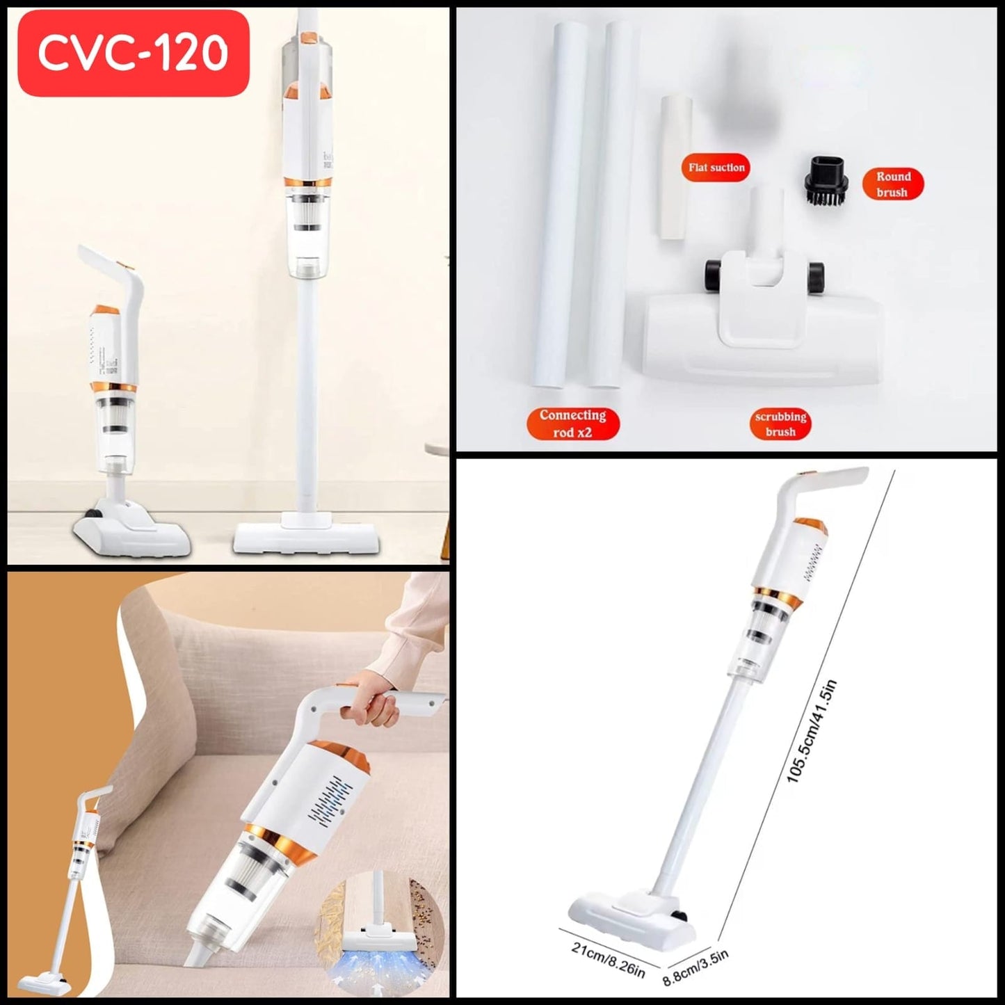 Vaccuum Cleaner CVC-120W - Medaid International