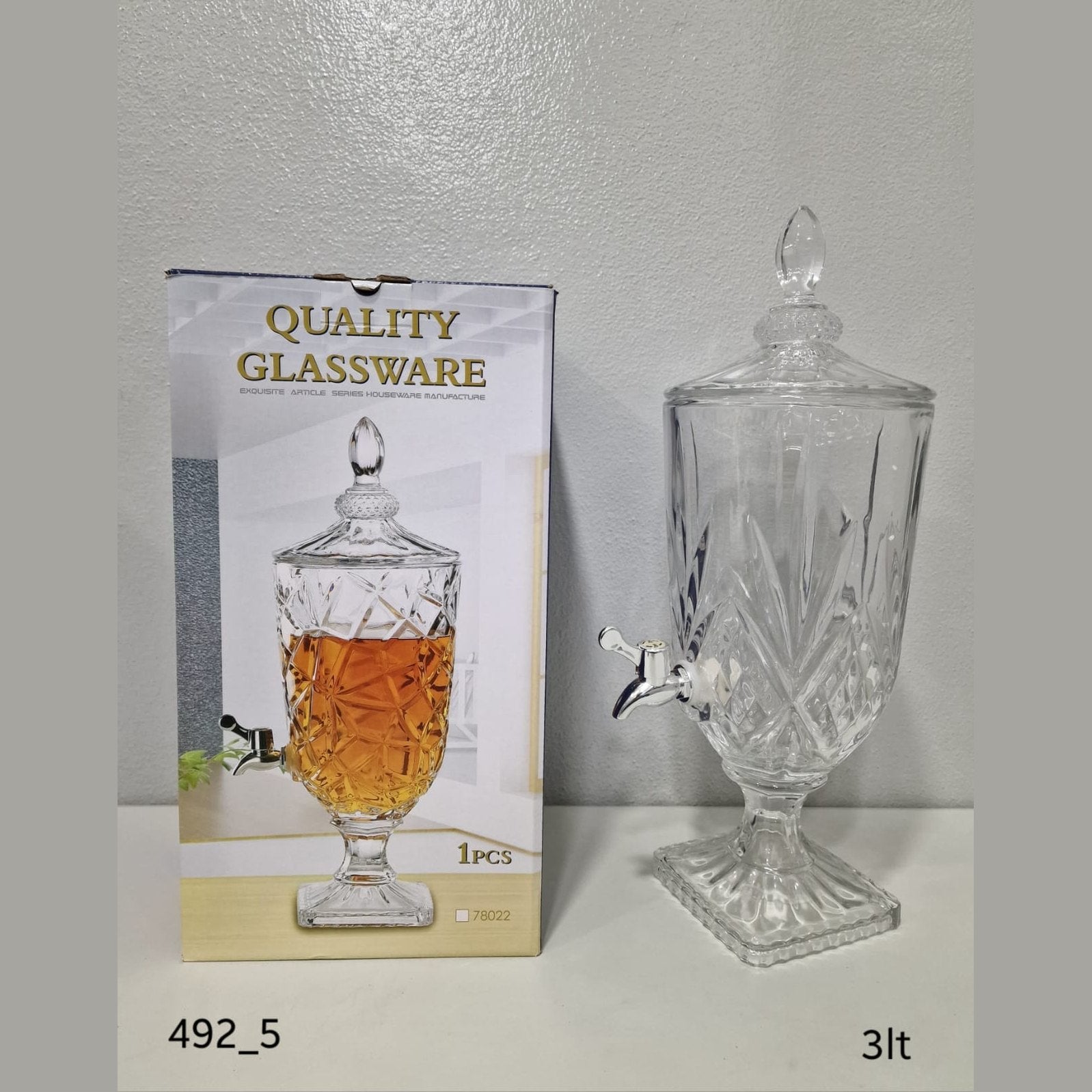 Crystal Juice Dispenser 3L FR1694 - Medaid International