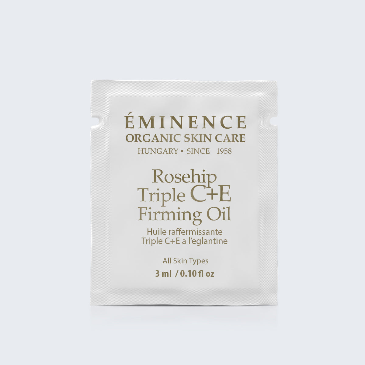 Eminence Organics Rosehip Triple C+E Firming Oil Card Sample - Medaid International